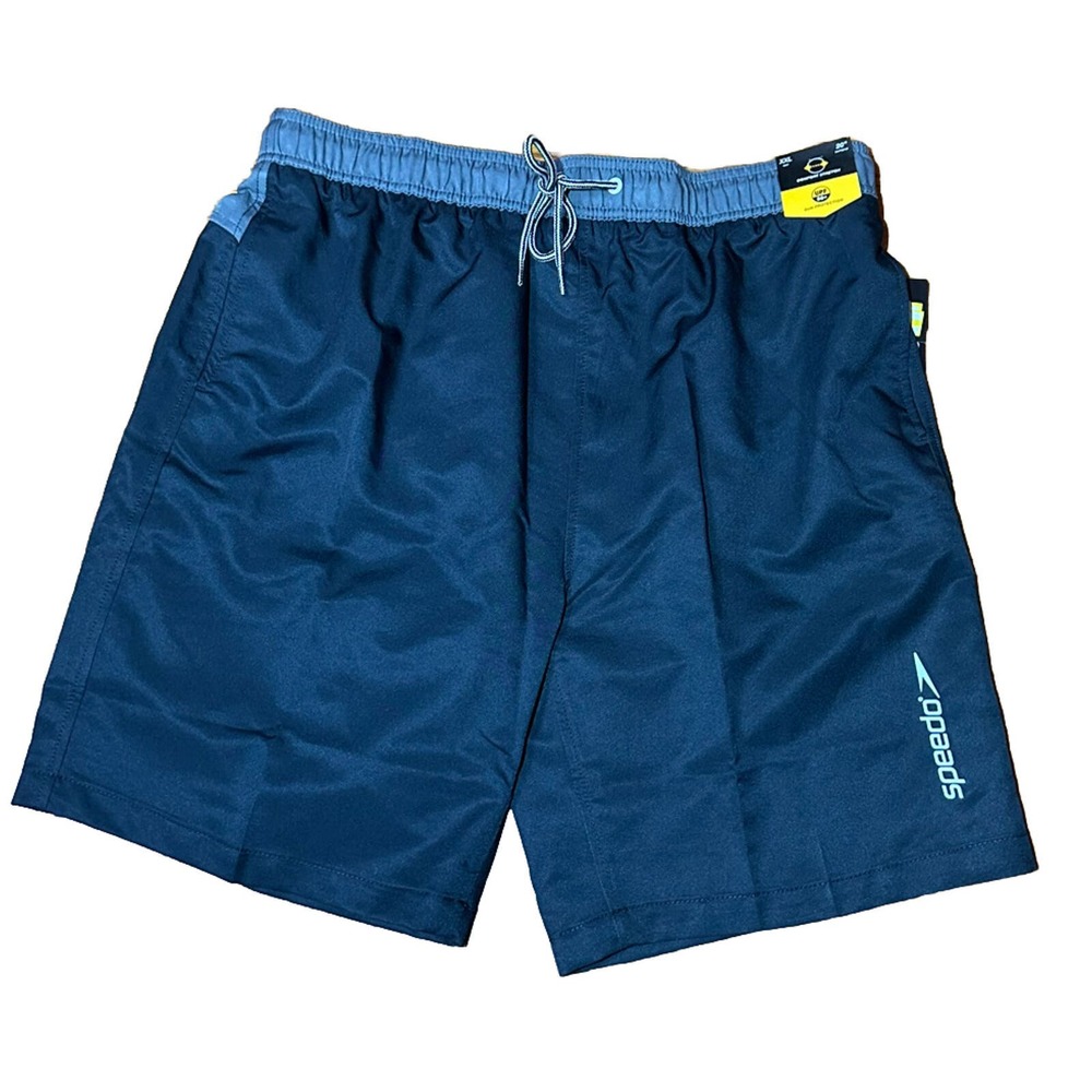 Men's Speedo Swim Shorts Trunks Comfort Stretch UPF 50+ 20"‎ Outseam XXL New